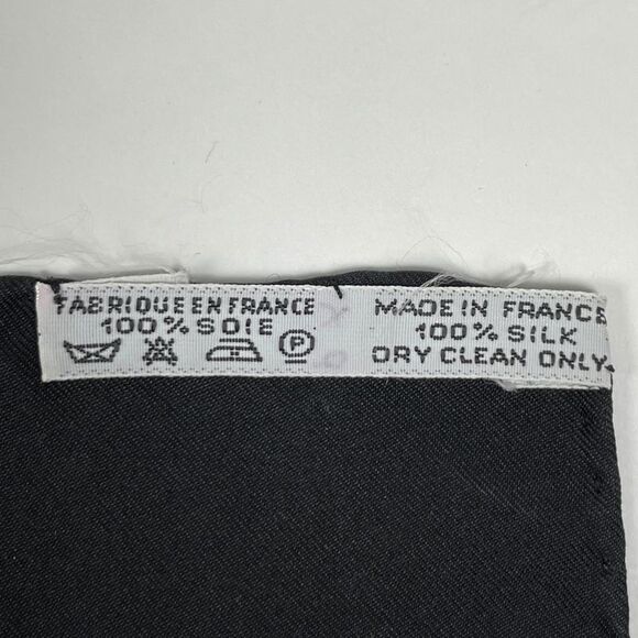 Hermes Carré 90 Kosmima Space Scarf Silk Black Multicolor Women - Picture 2 of 4